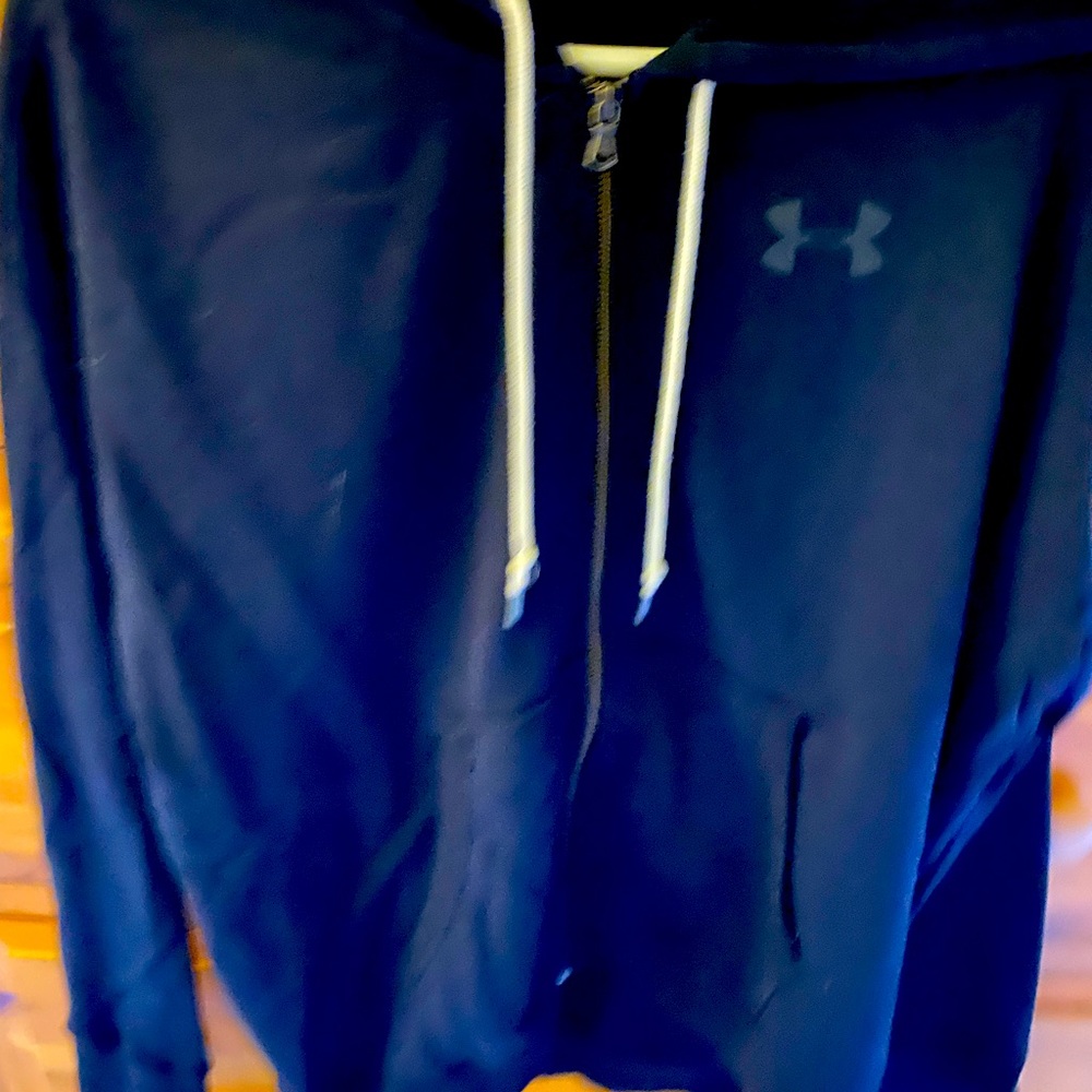 Under Armour Women's Black Zip-Up Hoodie